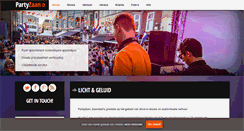 Desktop Screenshot of partyzaan.nl